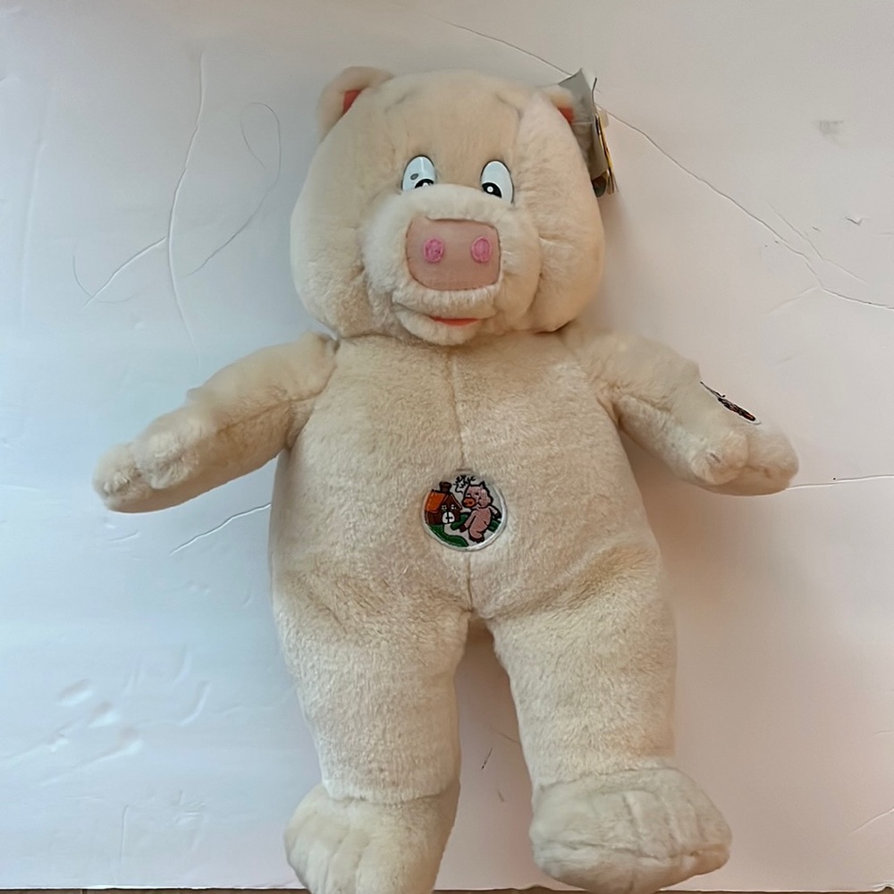 Talking Plush Pig This Little Piggy Nursery Rhyme NWT